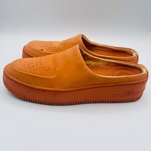 W9-GUC Nike Air Force 1 Lover XX Mules Slip‎ On Shoes Streetwear Cinder Orange